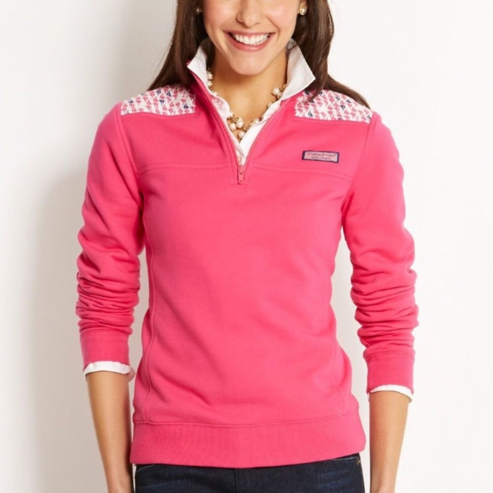 Vineyard Vines Pink Sailboat Shep Shirt Small